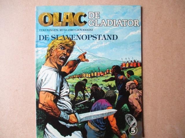 adv11341 olac de gladiator, Boeken, Stripboeken, Eén stripboek, Ophalen, Gelezen