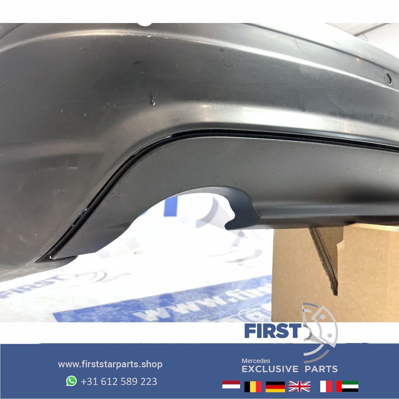 W204 CKLASSE BUMPER C CLASS 204 ACHTERBUMPER + DIFFUSER Merc, Gebruikt, -, Ophalen of Verzenden, Achter