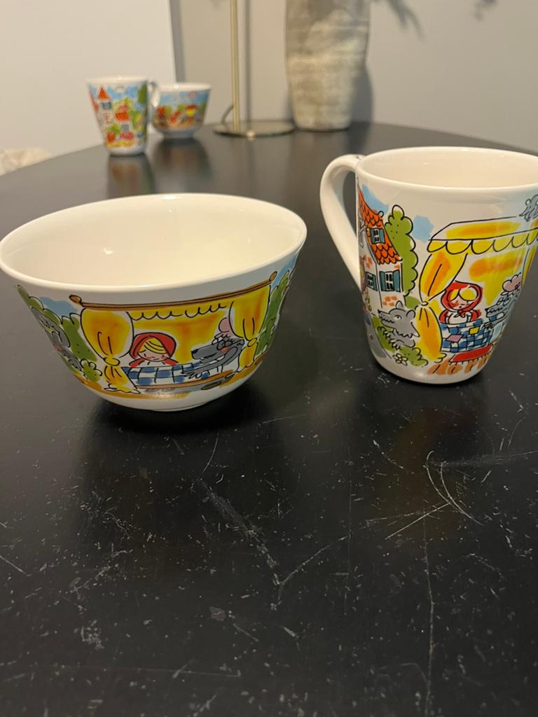 Blond Amsterdam Efreling Roodkapje, Huis en Inrichting, Ophalen, Blond Amsterdam, Zo goed als nieuw, Kop(pen) en/of Schotel(s)