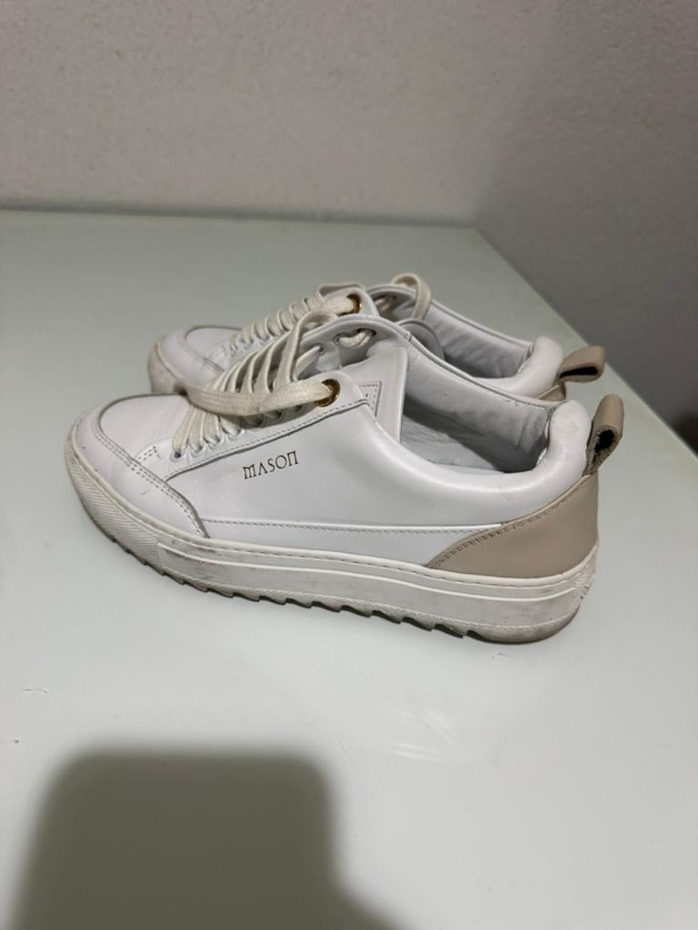 Mason Garments maat 36, Kleding | Dames, Schoenen, Ophalen of Verzenden, Zo goed als nieuw, Wit, Sneakers of Gympen