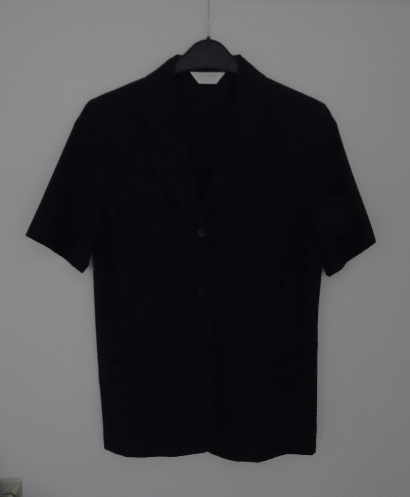 Zwarte blazer met korte mouw, Canda / C&A, maat 38, nieuw, Ophalen of Verzenden, Nieuw, Maat 38/40 (M), Zwart