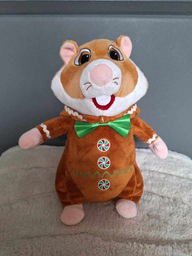 AH hamster met groene strik en capuchon, Ophalen of Verzenden, Zo goed als nieuw, Overige typen, Albert Heijn