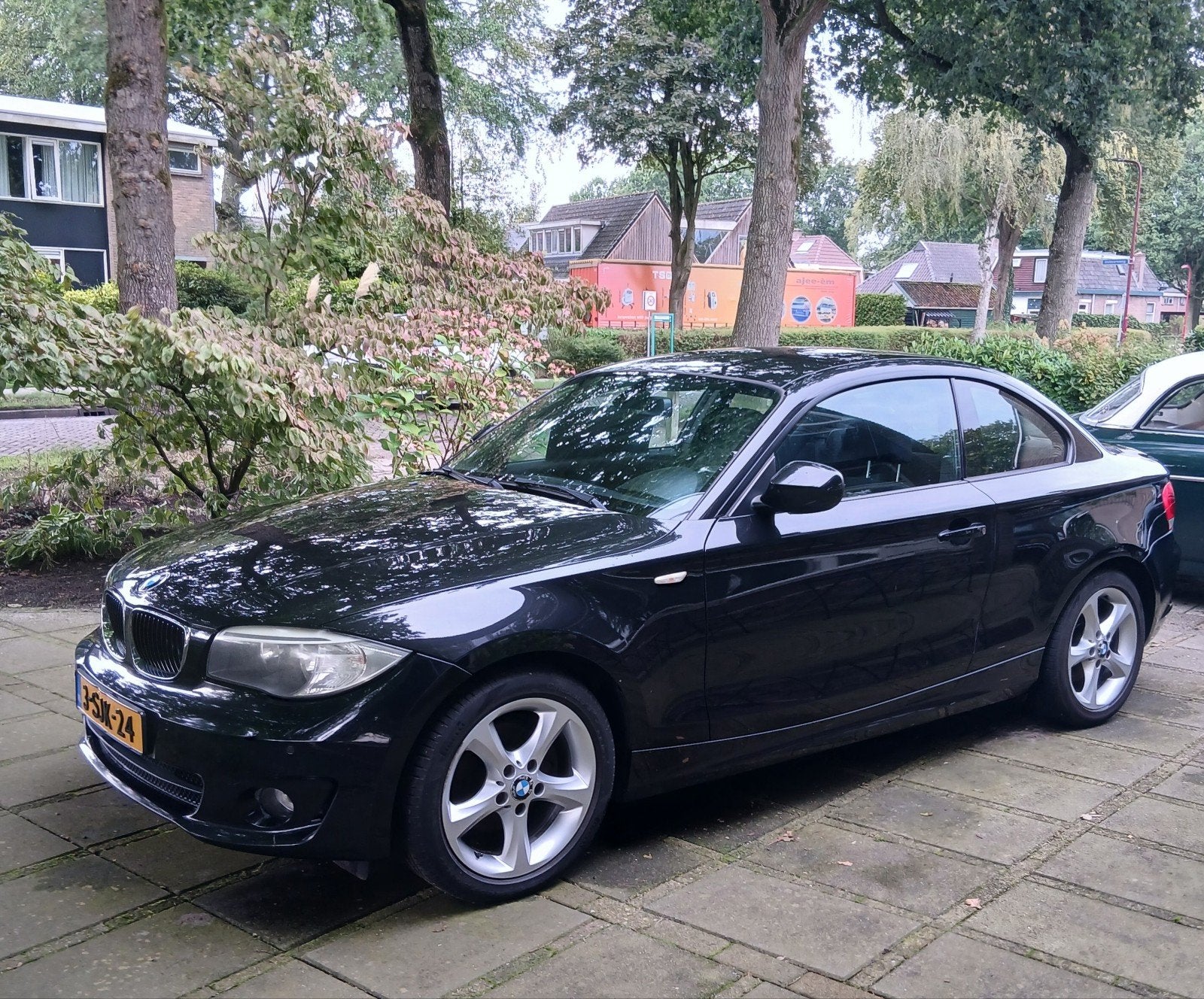 BMW 1-Serie 2.0 D 118D Coupe 2012 Zwart, Auto's, 1-Serie, Achterwielaandrijving, 1995 cc, 1295 kg