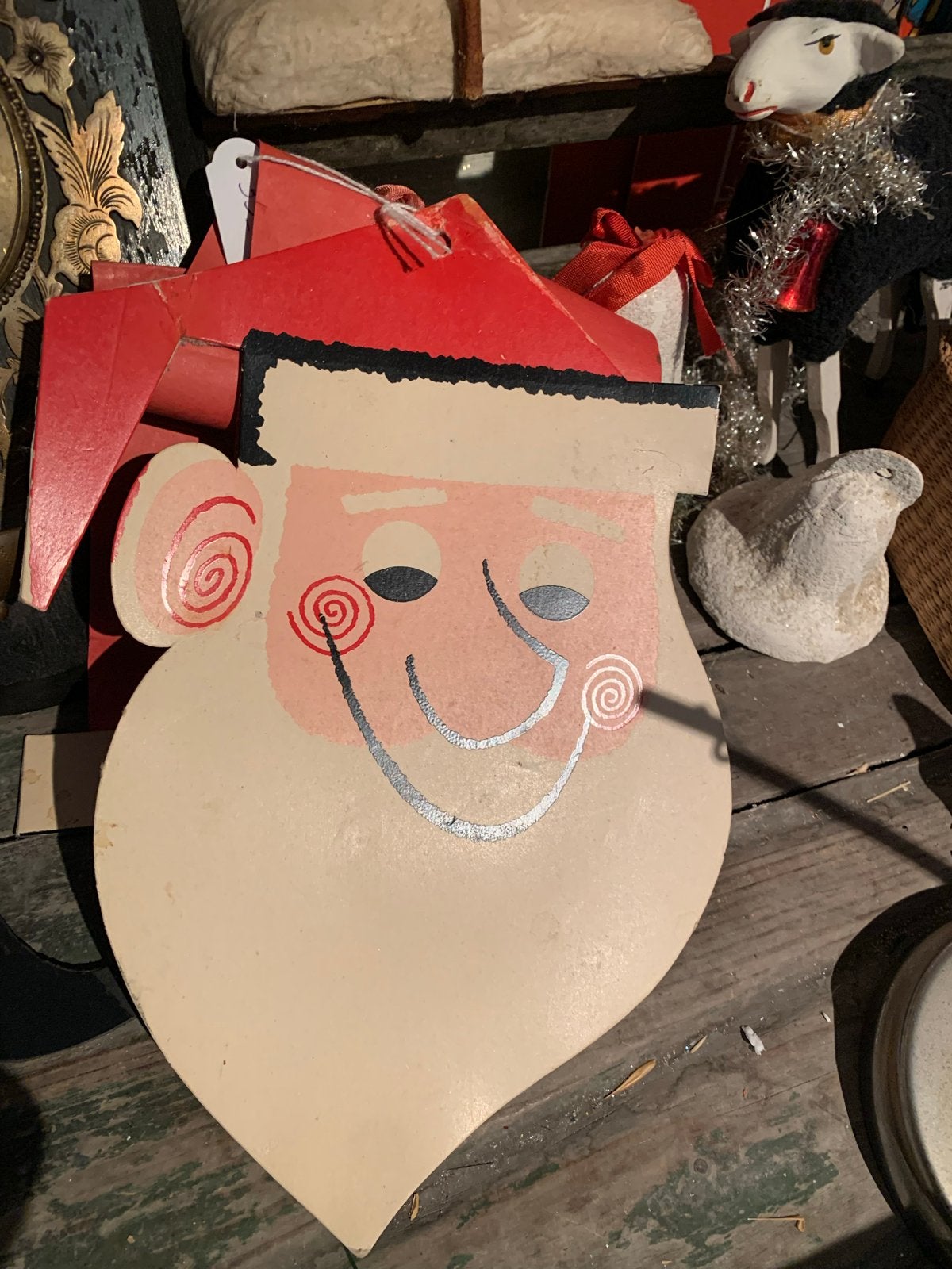 Oude vintage kerst mannen santa s kerstmannen, Gebruikt, Ophalen of Verzenden, N, Y
