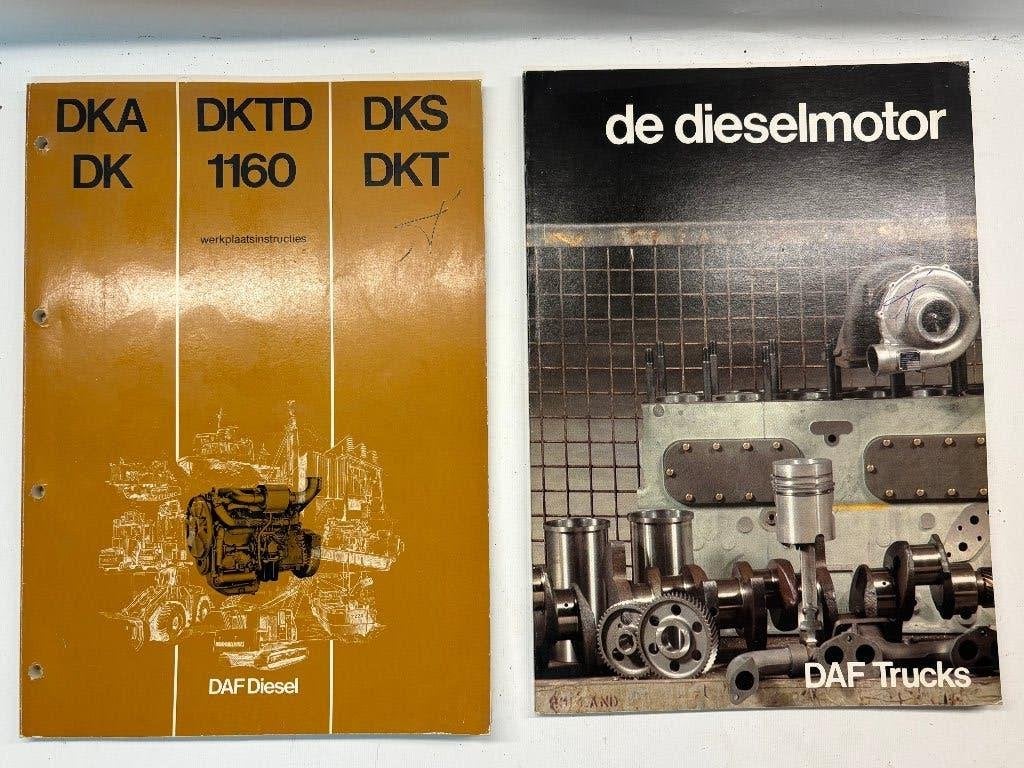DAF Werkplaatshandboek 1160 + Boek Dieselmotor (1978), Ophalen of Verzenden
