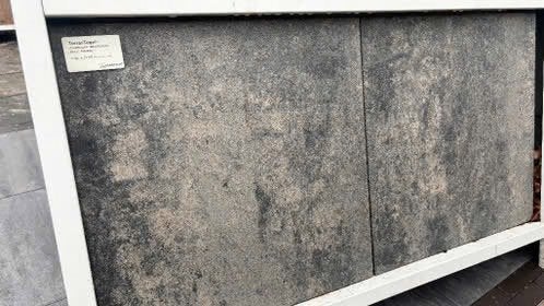 Terrastegels +, 60x60x4 Grezzo, Ophalen of Verzenden, Beton, 10 m² of meer, Terrastegels