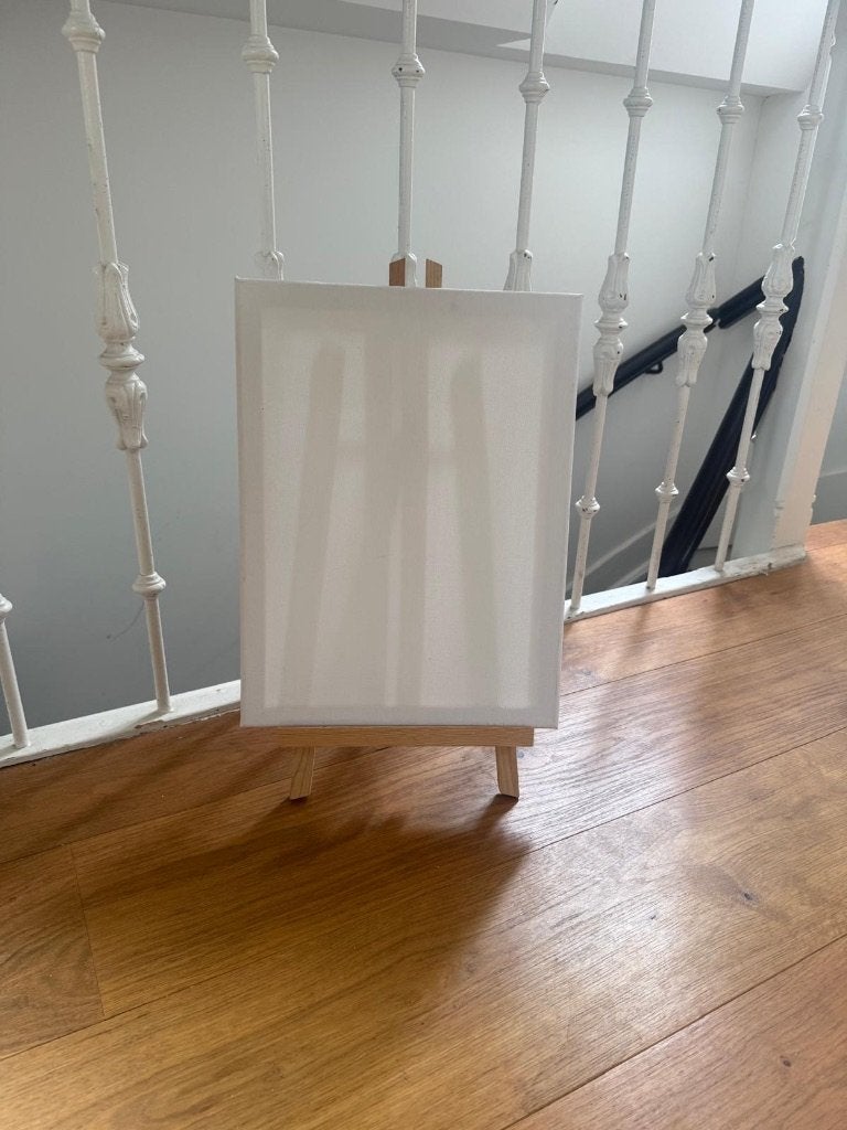 ezel + canvas, Hobby en Vrije tijd, Schilderen, Ophalen, Zo goed als nieuw, Ezel