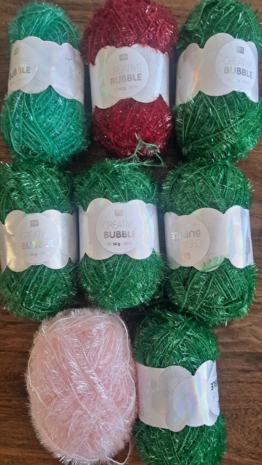Rico Creative Bubble Garen - 8 bollen, Ophalen of Verzenden, Nieuw, Breien of Haken, Wol of Garen