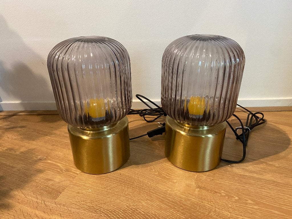 Tafellampen goudkleurig ikea, Ophalen, Goud, Met schakelaar, Zo goed als nieuw