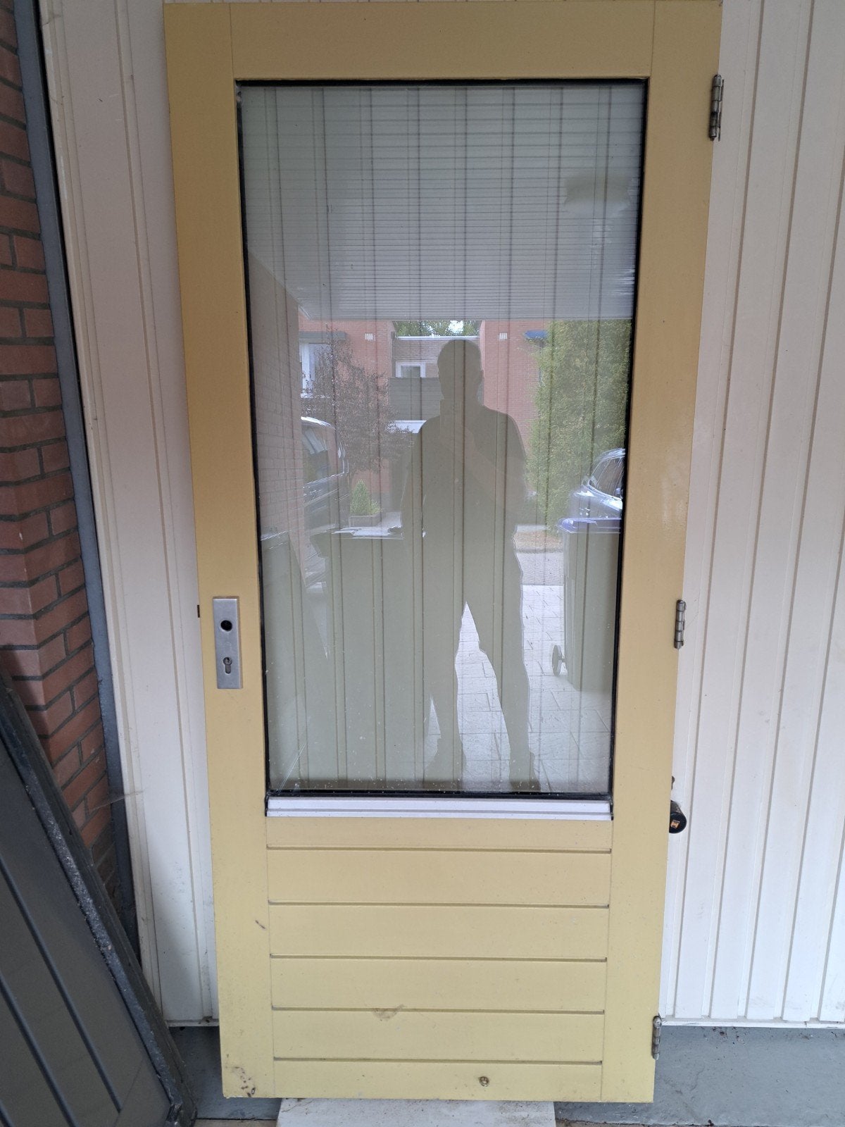 Gratis buitendeur met 3-puntssluiting en isolatieglas, Gebruikt, 80 tot 100 cm, Ophalen of Verzenden, Buitendeur