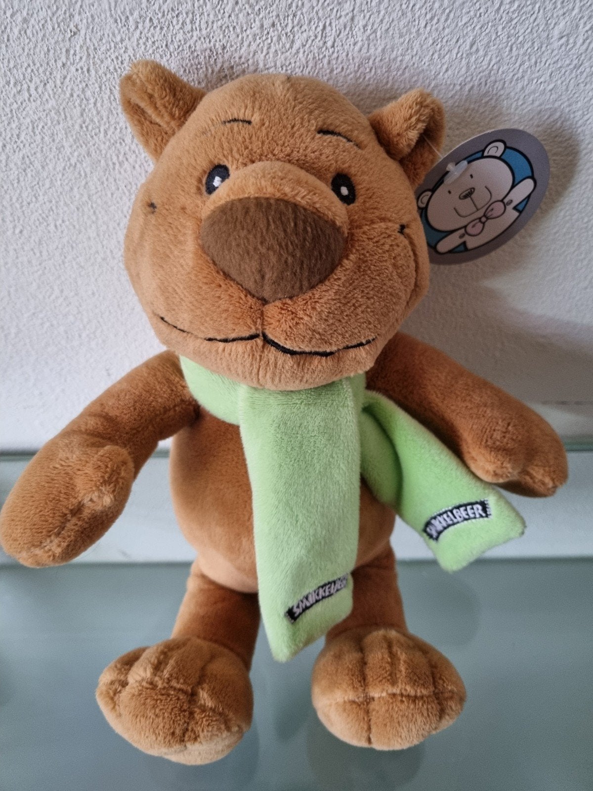 Orig, Sligro,SMIKKELBEER,Sjaaltje,30 cm,Kaart/Label, Nieuw!, Kinderen en Baby's, Overige merken, Overige karakters, Nieuw, Ophalen of Verzenden