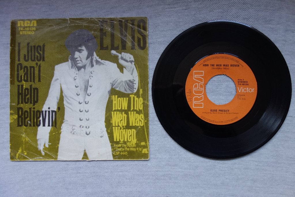 Single Elvis Presley RCA, Cd's en Dvd's, Vinyl Singles, Ophalen of Verzenden, Zo goed als nieuw, 7 inch, Pop