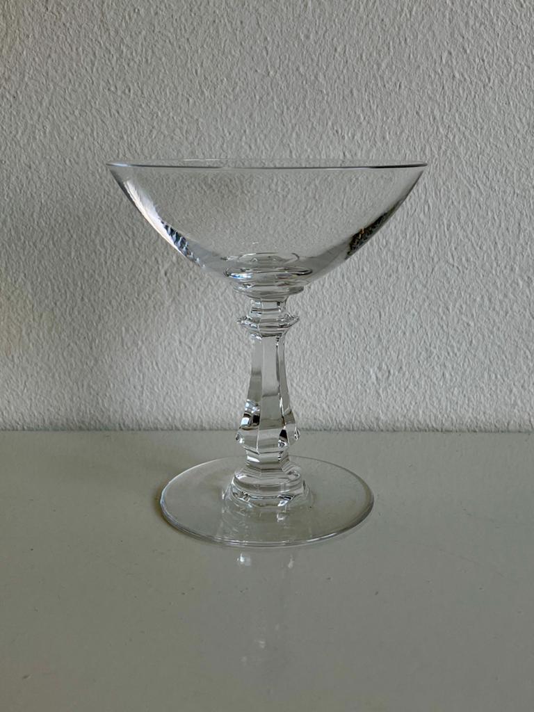 3 likeurglazen, kristal, Val St Lambert, serie Caro, Verzamelen, Ophalen of Verzenden, Nieuw, Overige typen