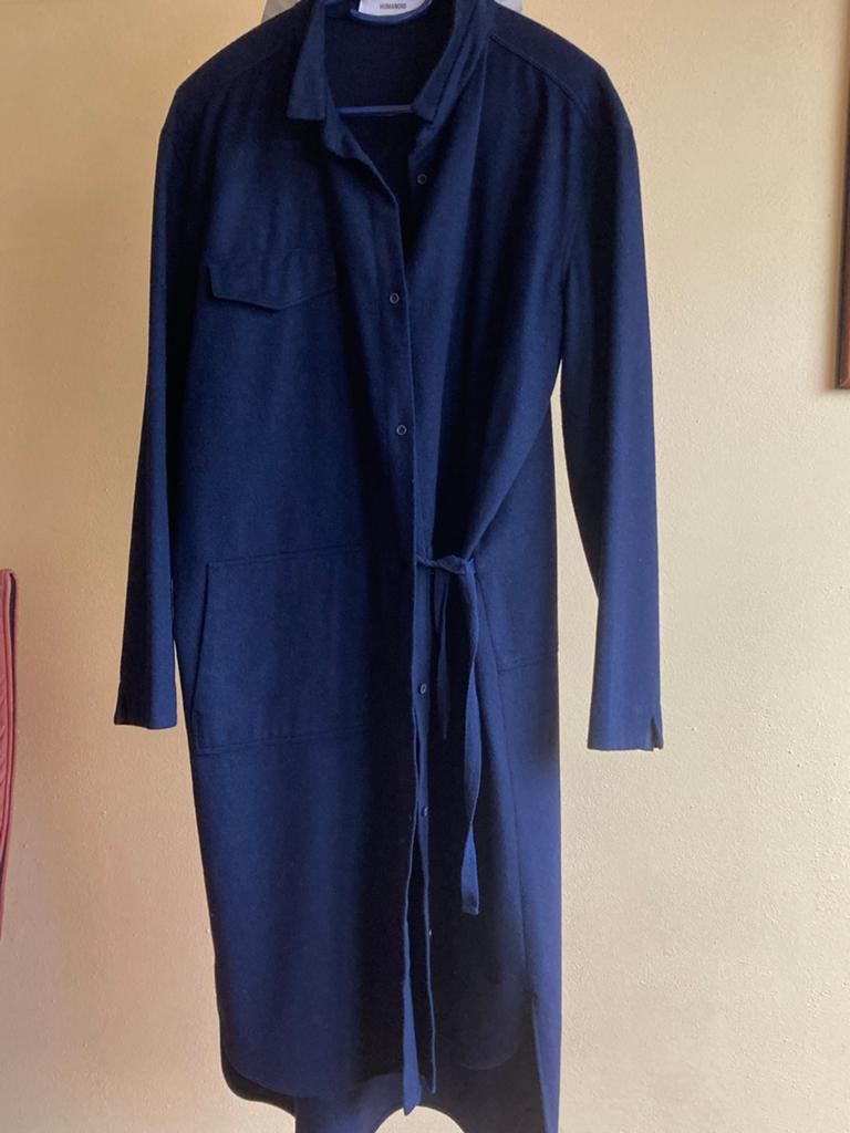 Humanoid wollen jurk met kasjmier, maat S, Kleding | Dames, Zo goed als nieuw, Maat 36 (S), Onder de knie, Verzenden