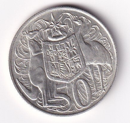 Australie 50 Cents 1966 Zeer Fraai, Ophalen of Verzenden, Losse munt, Zilver