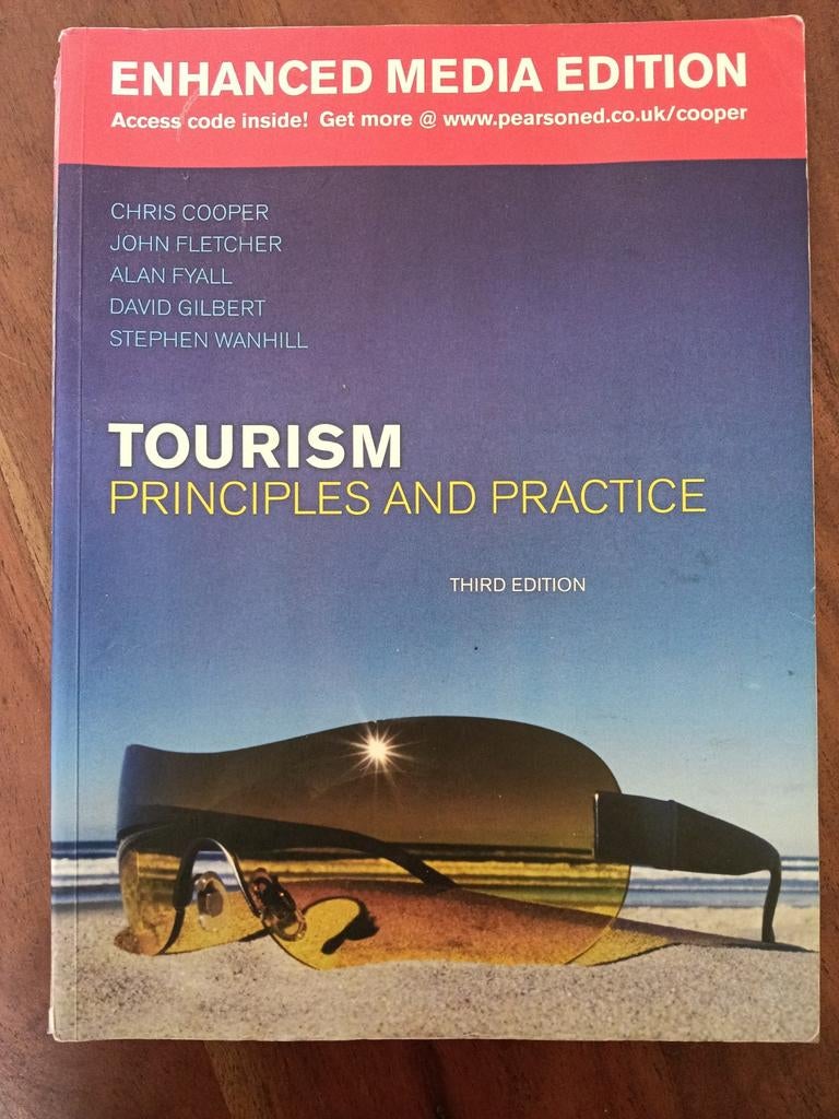 Tourism Principles and Practice - Derde Editie, Boeken, Gelezen, C. Cooper, J. Fletcher, A. Fyall, D.Gilbert, S. Wanhill, Gamma