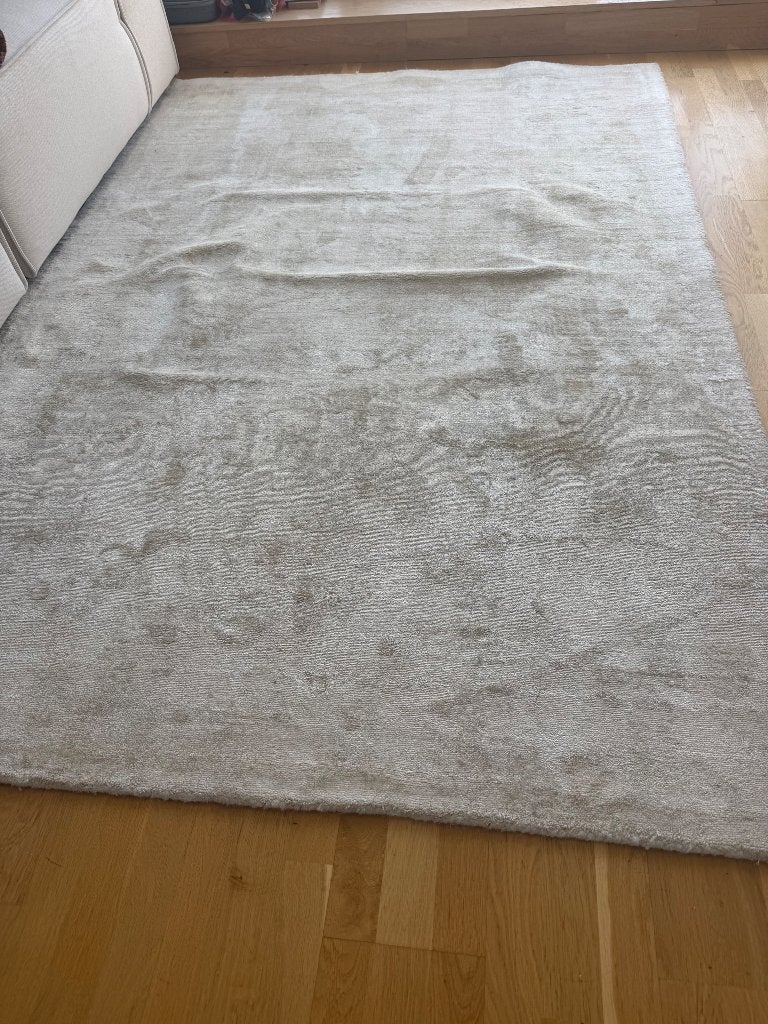 Tapijt white/beige Westwing Jane 160x230, Ophalen, Gebruikt, 150 tot 200 cm, 200 cm of meer
