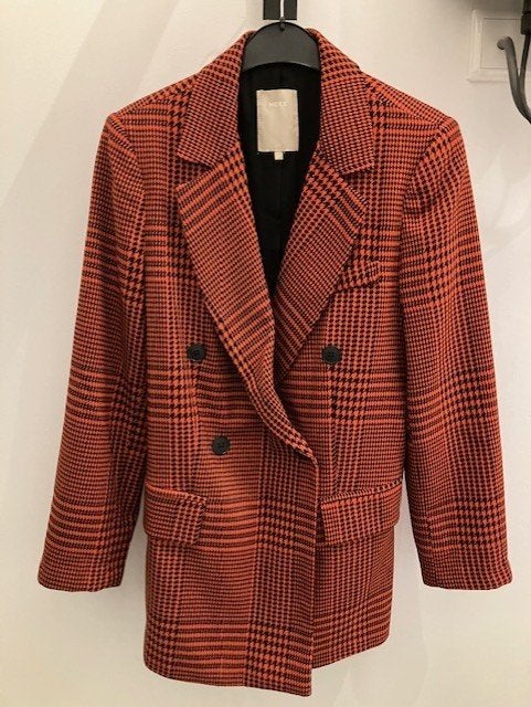 Oranje en zwarte blazer van Mexx, Maat 38/40 (M), Mexx, Oranje, Ophalen of Verzenden