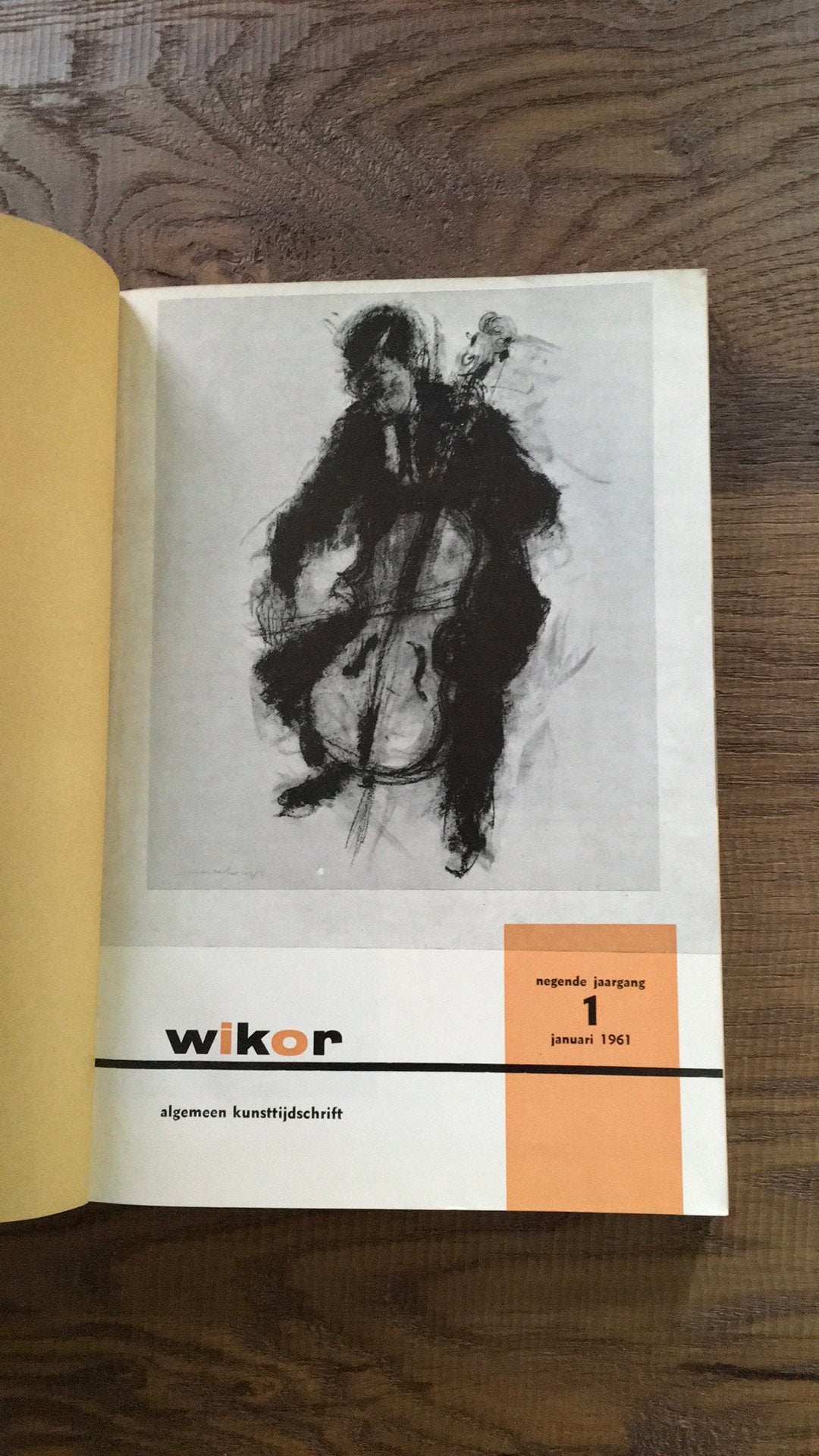 Wikor, Algemeen Kunsttijdschrift, ingebonden jaargang 1961, Ophalen of Verzenden, Gelezen, Overige onderwerpen