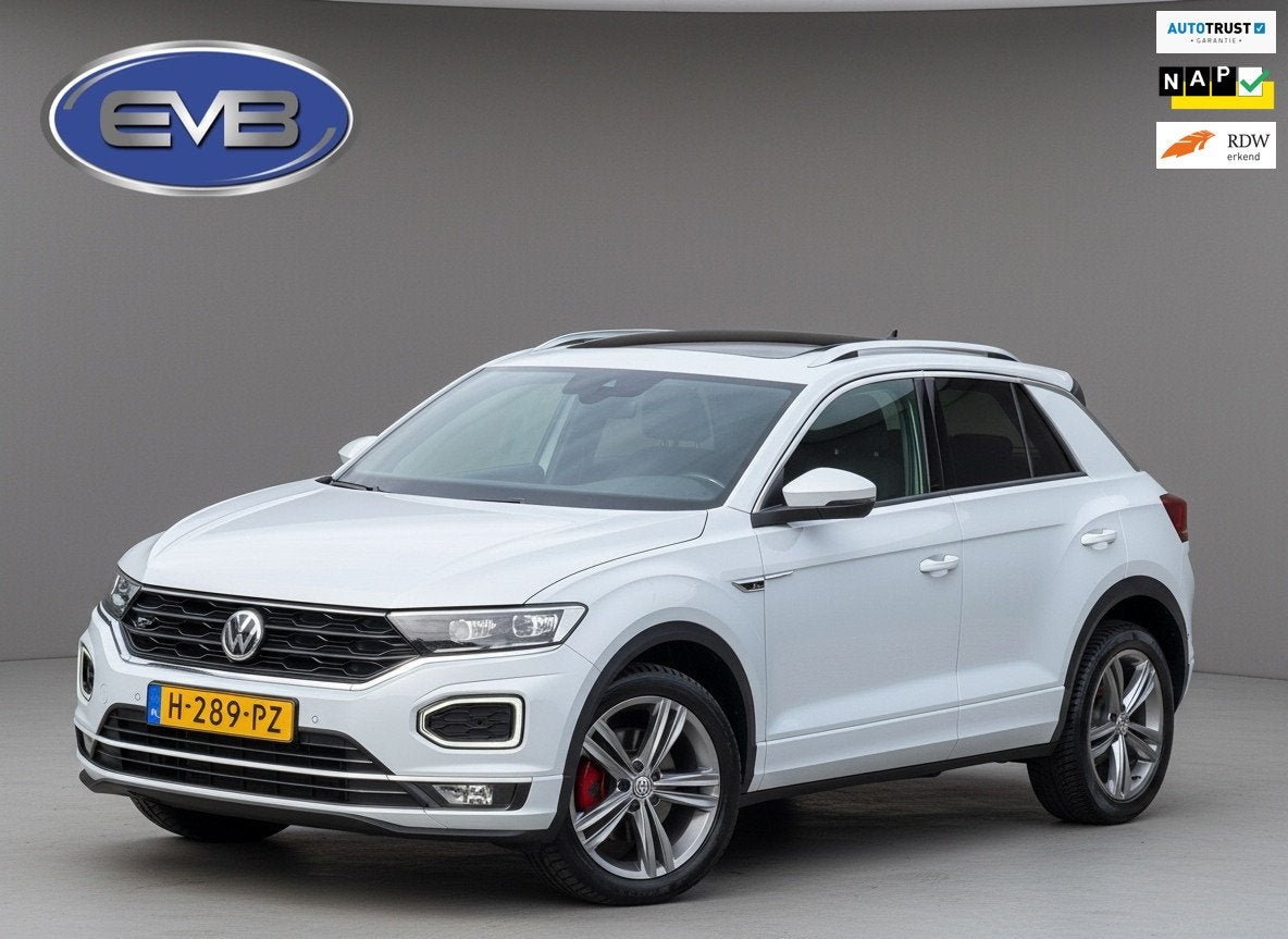 Volkswagen T-Roc 1.5 TSI Sport Business R, panoramadak, trek, Auto's, Voorwielaandrijving, Euro 6, 4 cilinders, 150 pk
