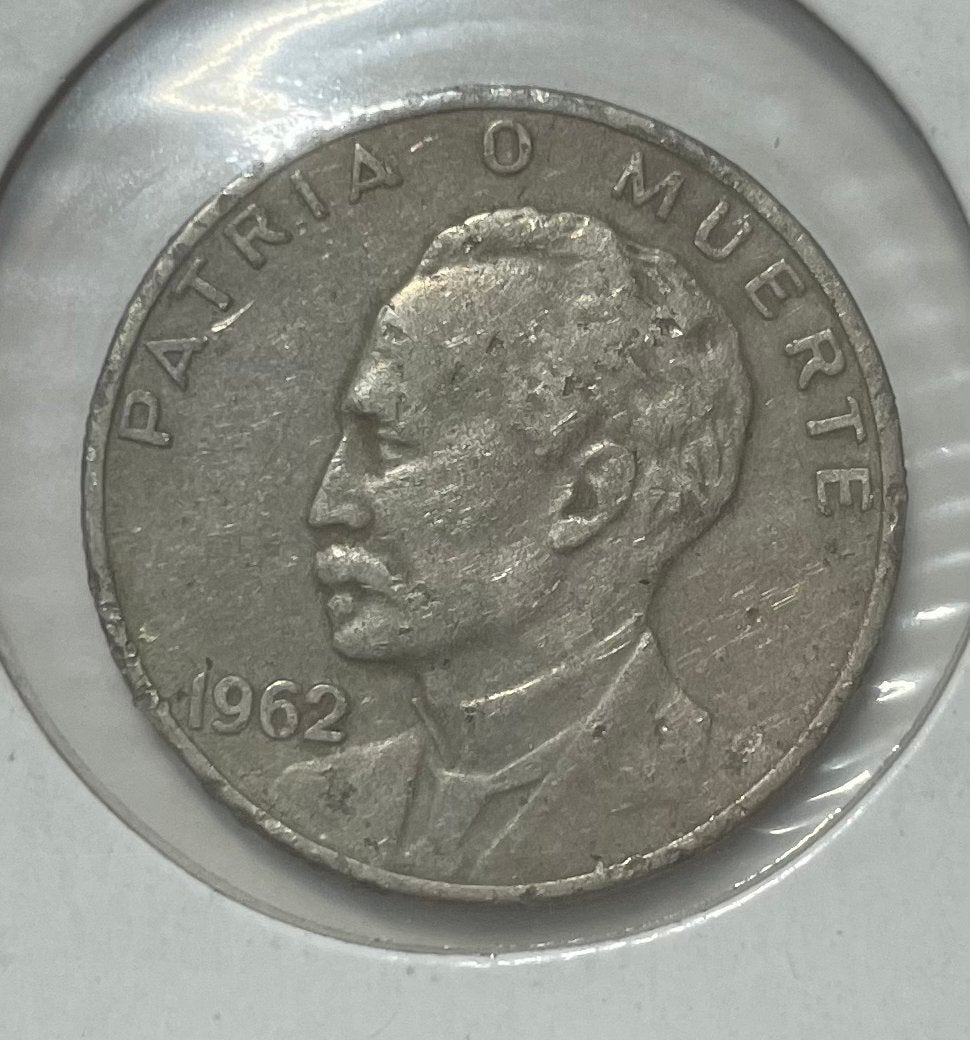 20 centavos Cuba 1962, Ophalen of Verzenden