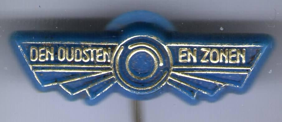 Den Oudsten en Zonen plastic busondernem. speldje X_136 ), Verzenden, Nieuw, Transport, Speldje of Pin