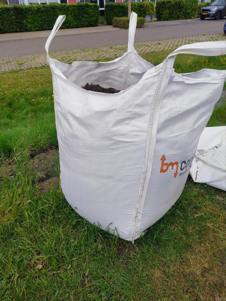 Zwarte grond in Big Bag, Tuin en Terras, Zand, Ophalen, Nieuw