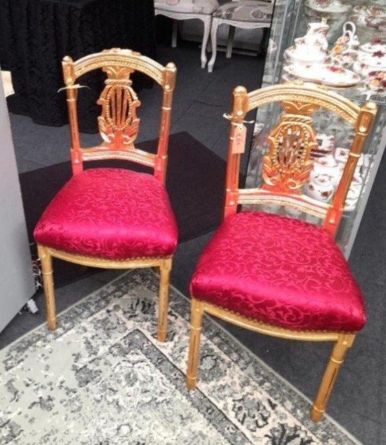 2 x barok stoelen 65.00 p.s, Ophalen