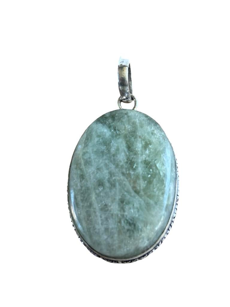 Aquamarijn Edelsteenhanger - Handgemaakte Sieraden, Overige voorstellingen, Blauw, Nieuw, Ophalen of Verzenden