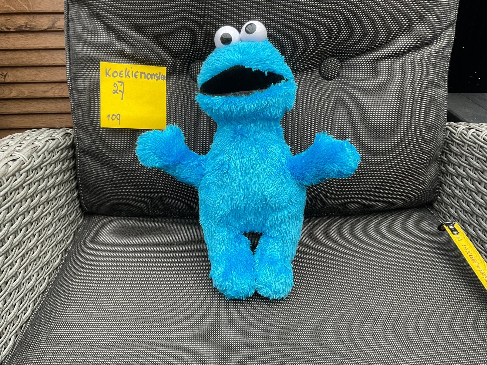 Nieuwe Sesamstraat Koekiemonster knuffel 30cm, Ophalen, Overige figuren, Nieuw, Beeldje of Figuurtje