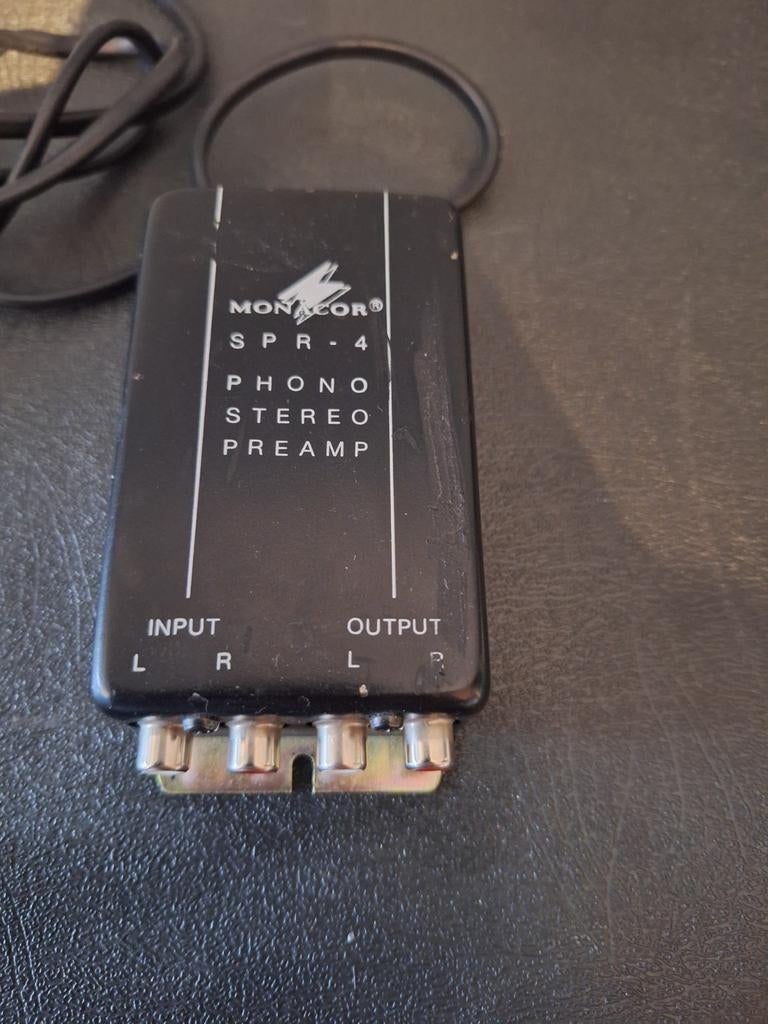 Monacor SPR-4 Phono Stereo Voorversterker, Audio, Tv en Foto, Overige merken, Gebruikt, Ophalen of Verzenden, Minder dan 60 watt