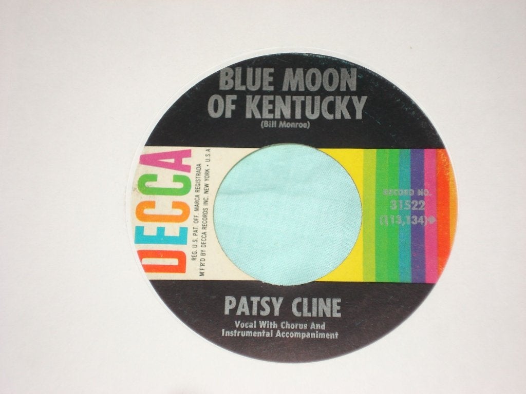 Patsy Cline    Blue Moon of Kentucky    Usa   Orgineel, Originele persing, Ophalen of Verzenden, Zo goed als nieuw, Country en Western