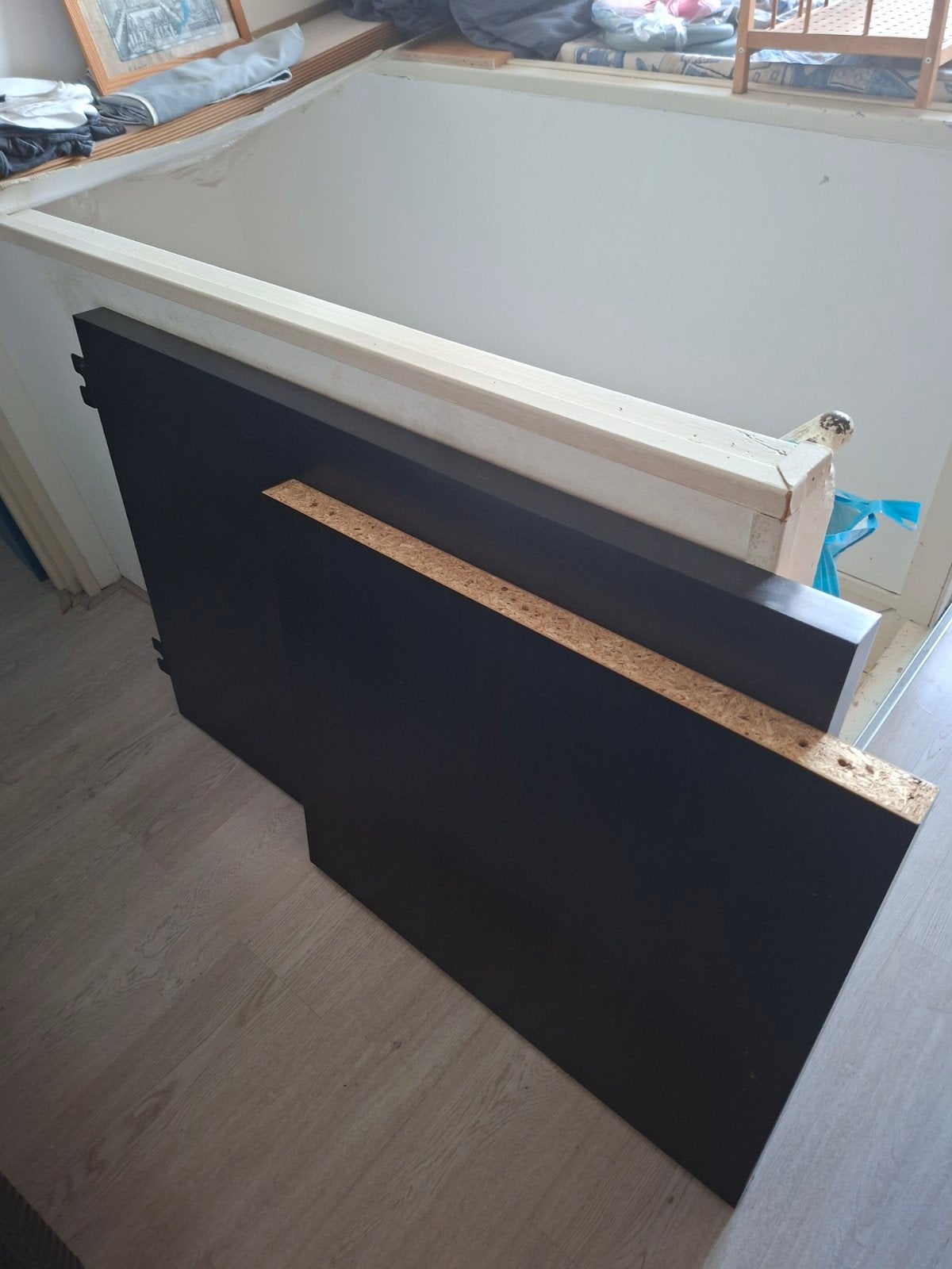 Bureau voor IKEA Kallax kast, Gebruikt, Spaanplaat of MDF, Ophalen of Verzenden, IKEA
