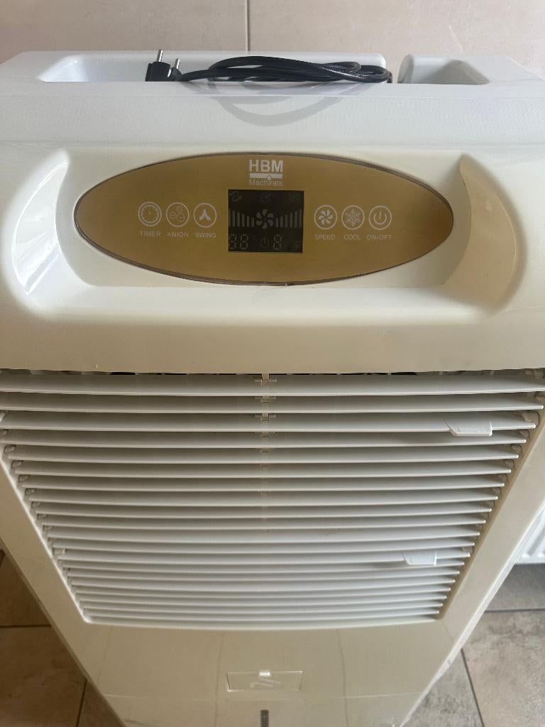 HBM luchtkoeler/Mobiele Aircooler 80W Verrijdbaar, Ophalen, Gebruikt, Minder dan 60 m³, 3 snelheden of meer