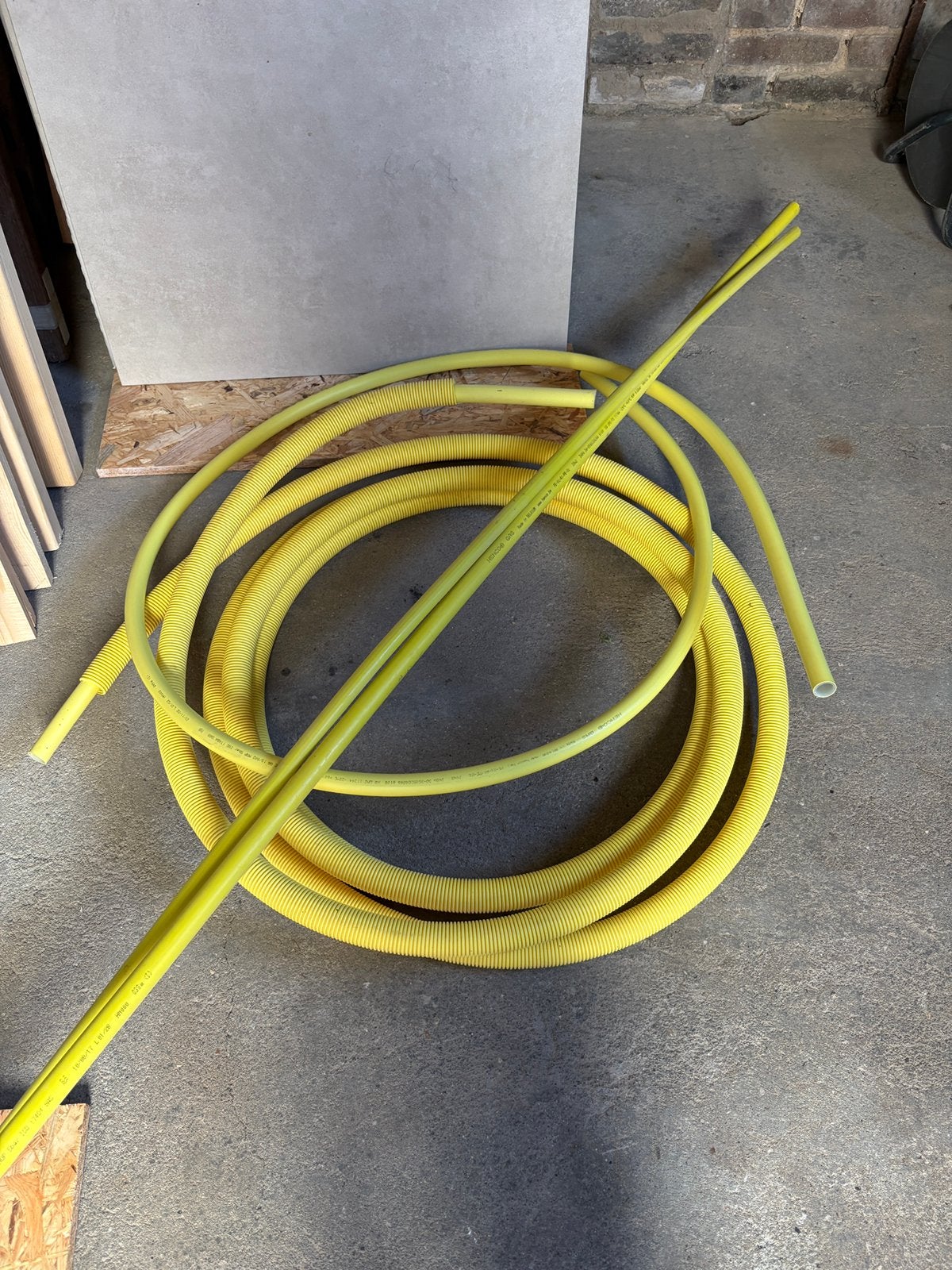 Henco Gasleiding (20 mm) ca 3,5 meter, Doe-het-zelf en Verbouw, Buizen en Afvoer, Ophalen, Overige materialen, 20 tot 40 mm, Zo goed als nieuw