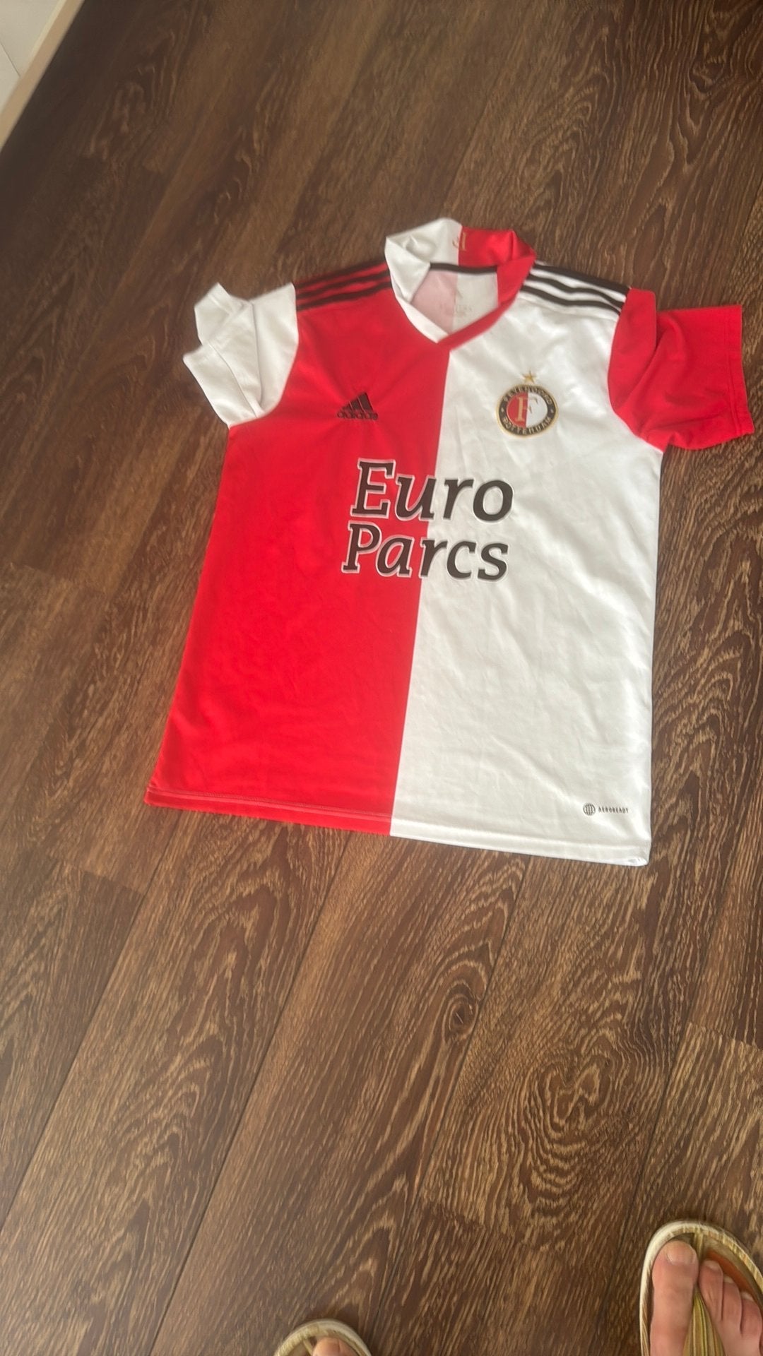 3voetbal t-shirt, Sport en Fitness, Voetbal, Maat L, Ophalen of Verzenden, Zo goed als nieuw
