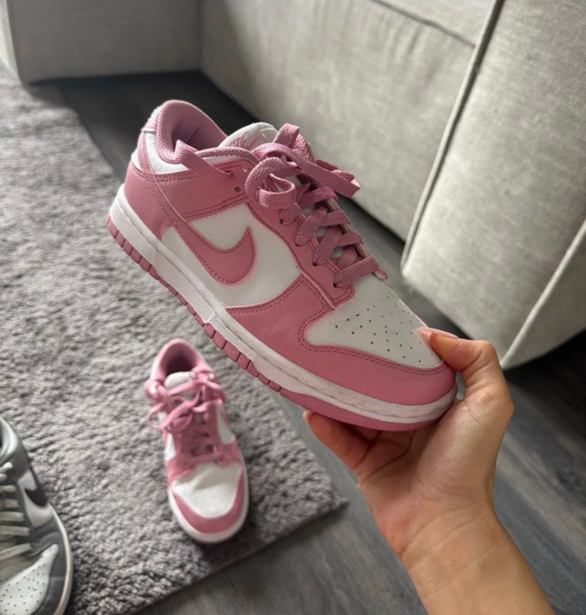 Nike Dunk Low Roze/Wit - Maat 36, Ophalen of Verzenden, Zo goed als nieuw
