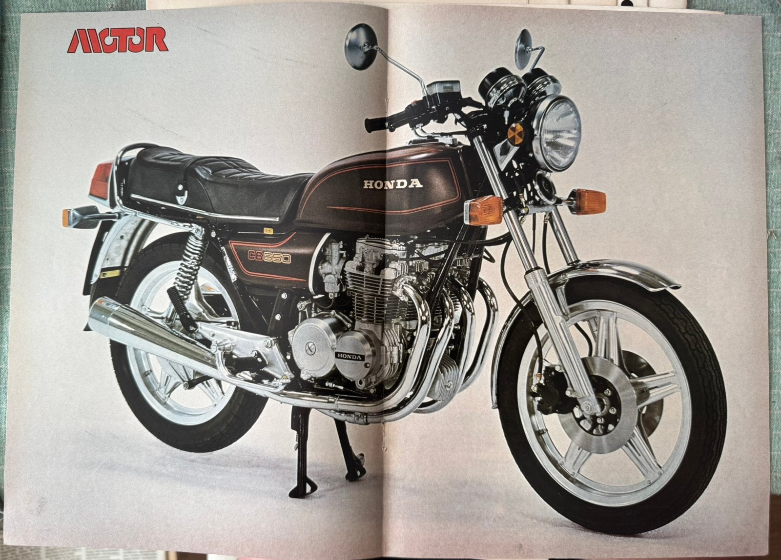 Poster Honda CB650, Verzenden, Zo goed als nieuw, Motoren