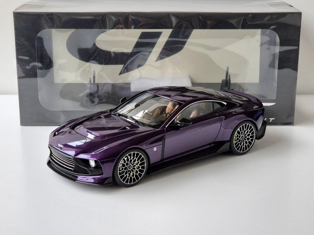 1:18 GT-spirit Aston Martin Valour Storm Purple 2023, Ophalen of Verzenden, Zo goed als nieuw, Auto, Overige merken