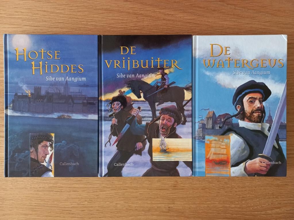 HOTZE HIDDES TRILOGIE, Sibe van Aangium, chr hist IZGS €10,-, Ophalen of Verzenden