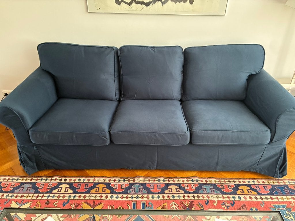 3-zitsbank, Ophalen, Gebruikt, Driepersoons, 75 tot 100 cm