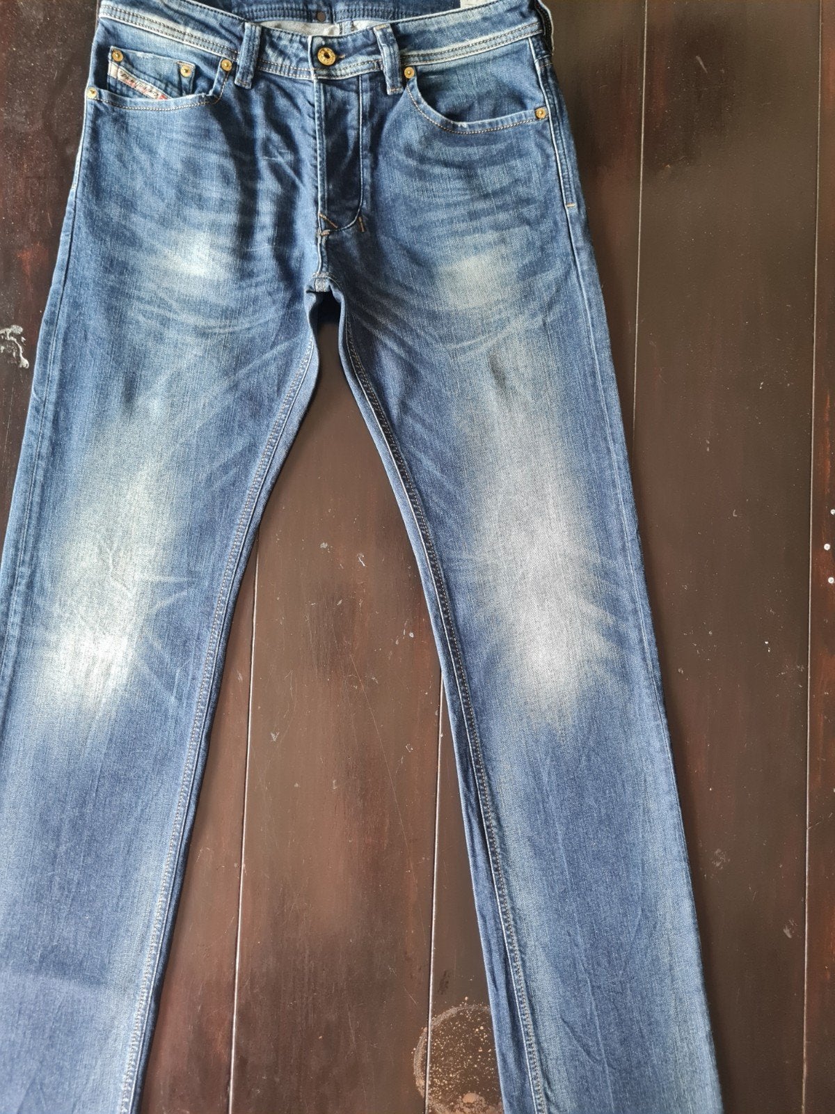 ZGAN CLASSIC DIESEL LARKEE REGULAR STRAIGHT STRETCH 31/34!!, Diesel, Blauw, W32 (confectie 46) of kleiner, Ophalen of Verzenden
