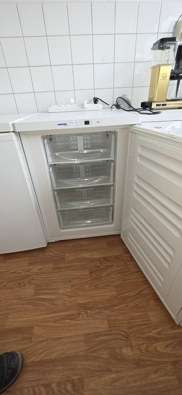 Liebherr vriezer - vrieskast tafelmodel, Minder dan 85 cm, Minder dan 60 cm, Zo goed als nieuw, Energieklasse A of zuiniger