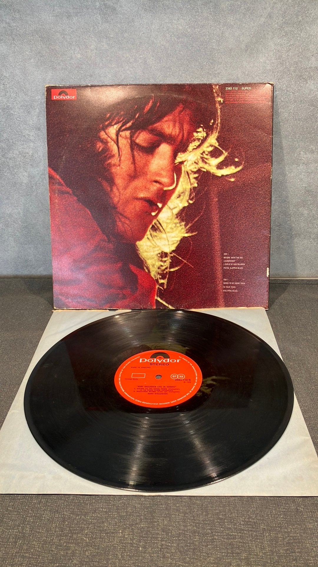Rory Gallagher — Live in Europe, Cd's en Dvd's, LP, Gebruikt, Blues Rock, Ophalen of Verzenden