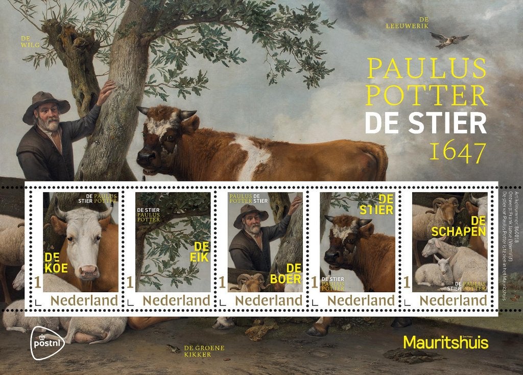 Jaar 2026 NVPH nnb De Stier - Paulus Potter. Het Mauritshuis, Ophalen of Verzenden, Na 1940, Postfris