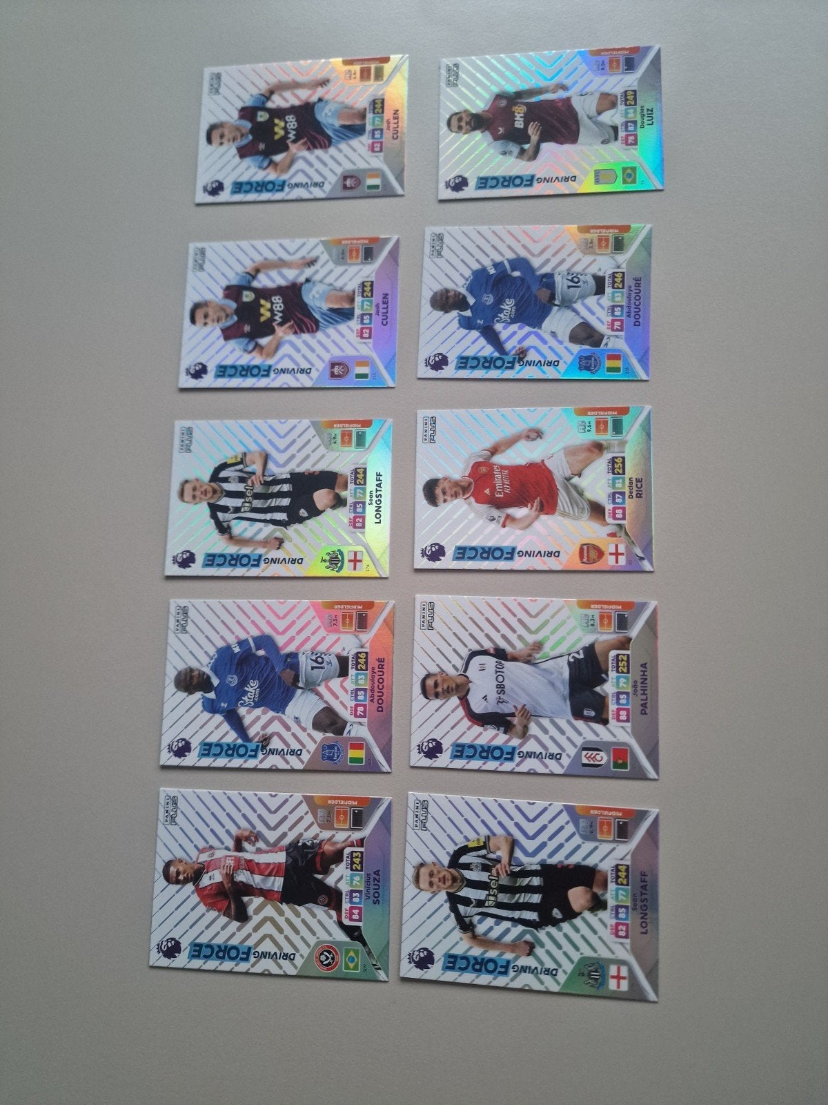Panini Adrenalyn XL Premier League 2024 Driving Force kaarte, Ophalen, Zo goed als nieuw, Buitenlandse clubs, Spelerskaart