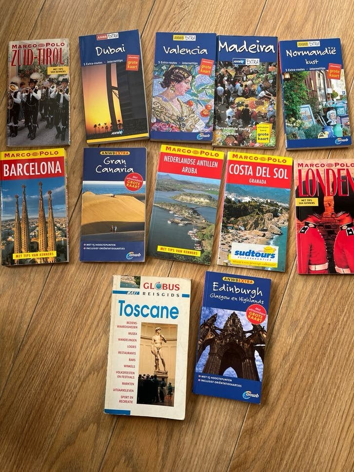 Diverse Reisgidsen: Marco Polo, ANWB Extra, Globus, Boeken, Overige merken, Europa, Ophalen of Verzenden, Zo goed als nieuw