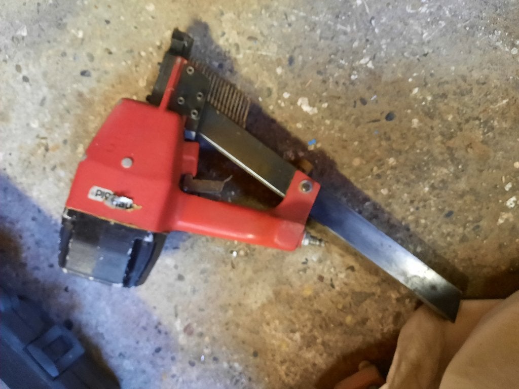 Haubold RN90 P II spijkerpistool  tacker schiethamer, Doe-het-zelf en Verbouw, Ophalen, Gebruikt, 50 tot 100 mm