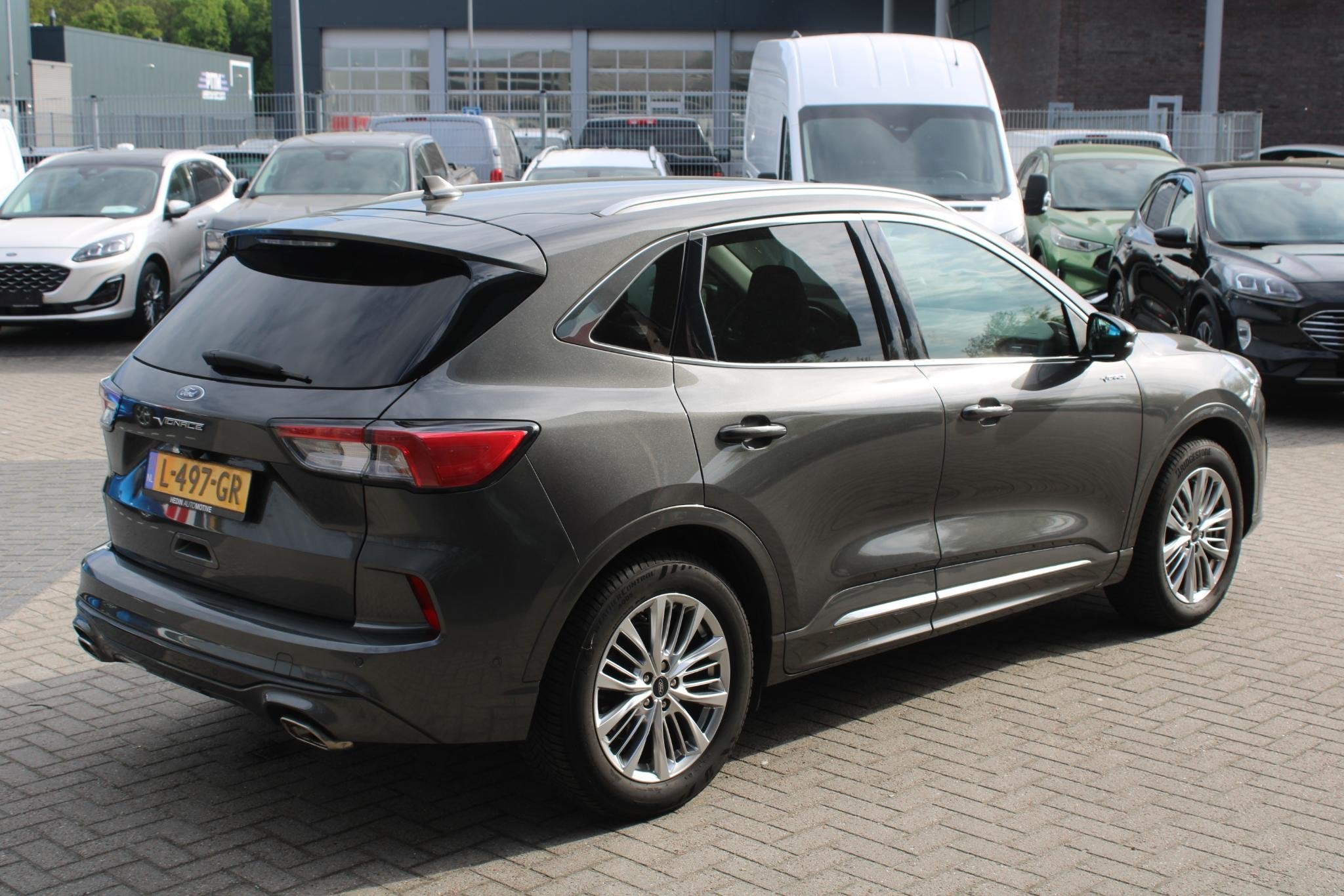 Ford Kuga 2.5 PHEV Vignale | 121.500 KM | Volledig lederen i, Auto's, 14 kWh, Gebruikt, Bedrijf, Hybride Elektrisch/Benzine