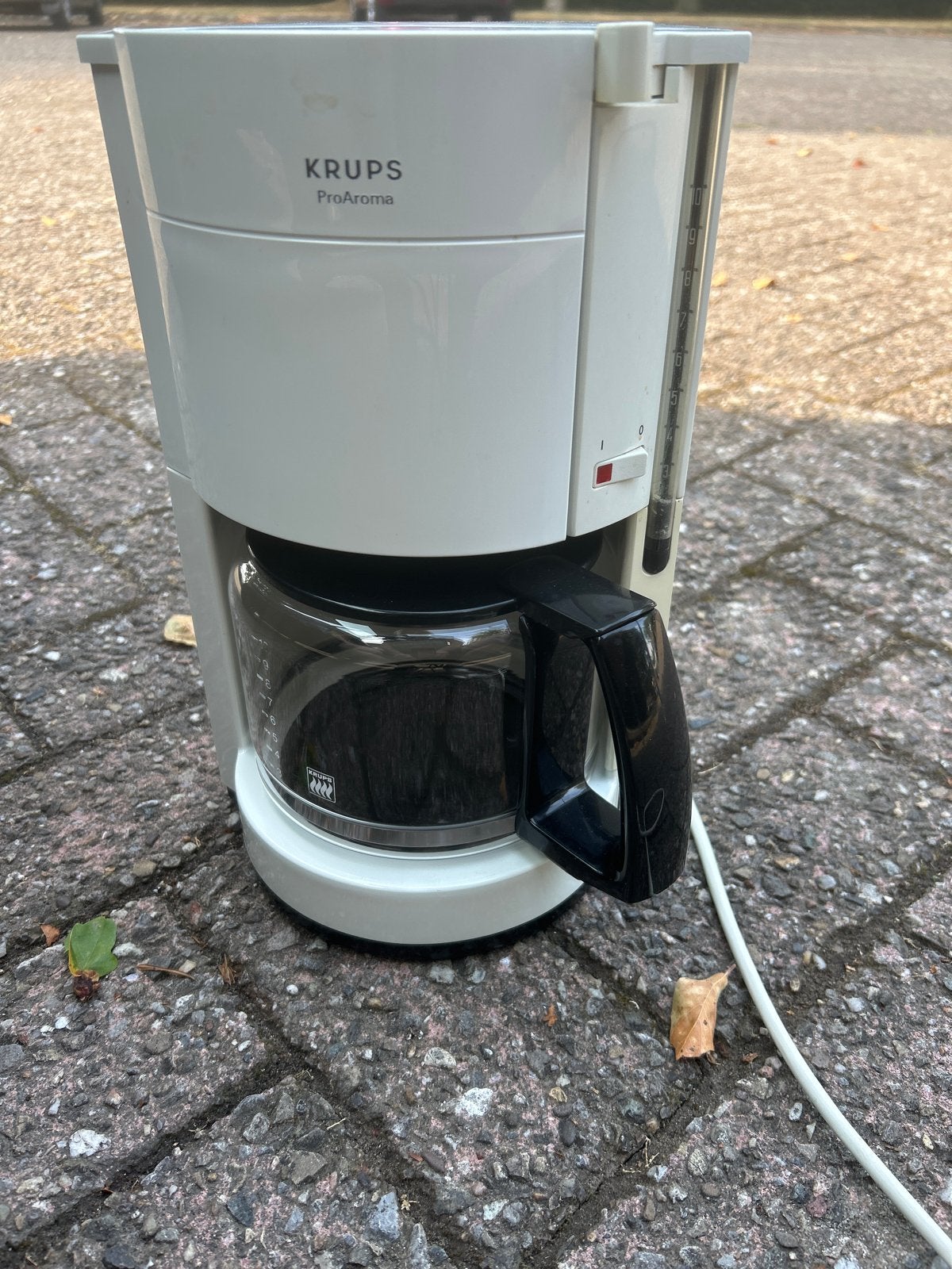 Krups ProAroma koffiezetapparaat - knop defect, Ophalen, 10 kopjes of meer, Koffiemachine, Gemalen koffie
